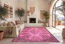 Speels roze vintage vloerkleed - E519 - Lavinta