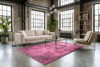 Speels roze vintage vloerkleed - E519 - Lavinta