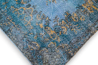Statig blauw vintage vloerkleed - G520 - Lavinta