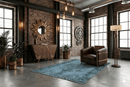 Stijlvol blauw vintage vloerkleed - G443 - Lavinta