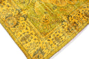 Stralend geel vintage vloerkleed - G537 - Lavinta
