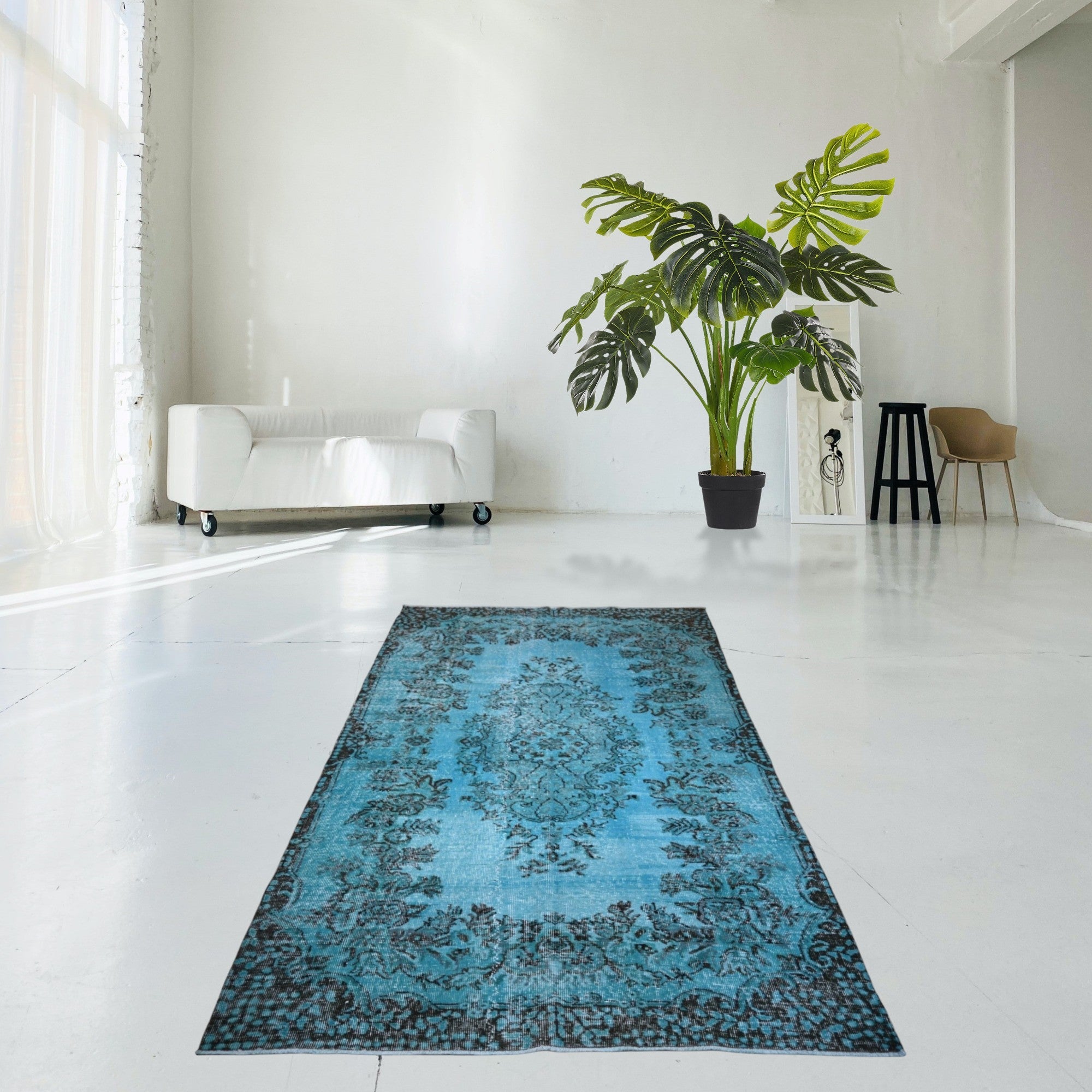 Turquoise Vintage Rug - E760