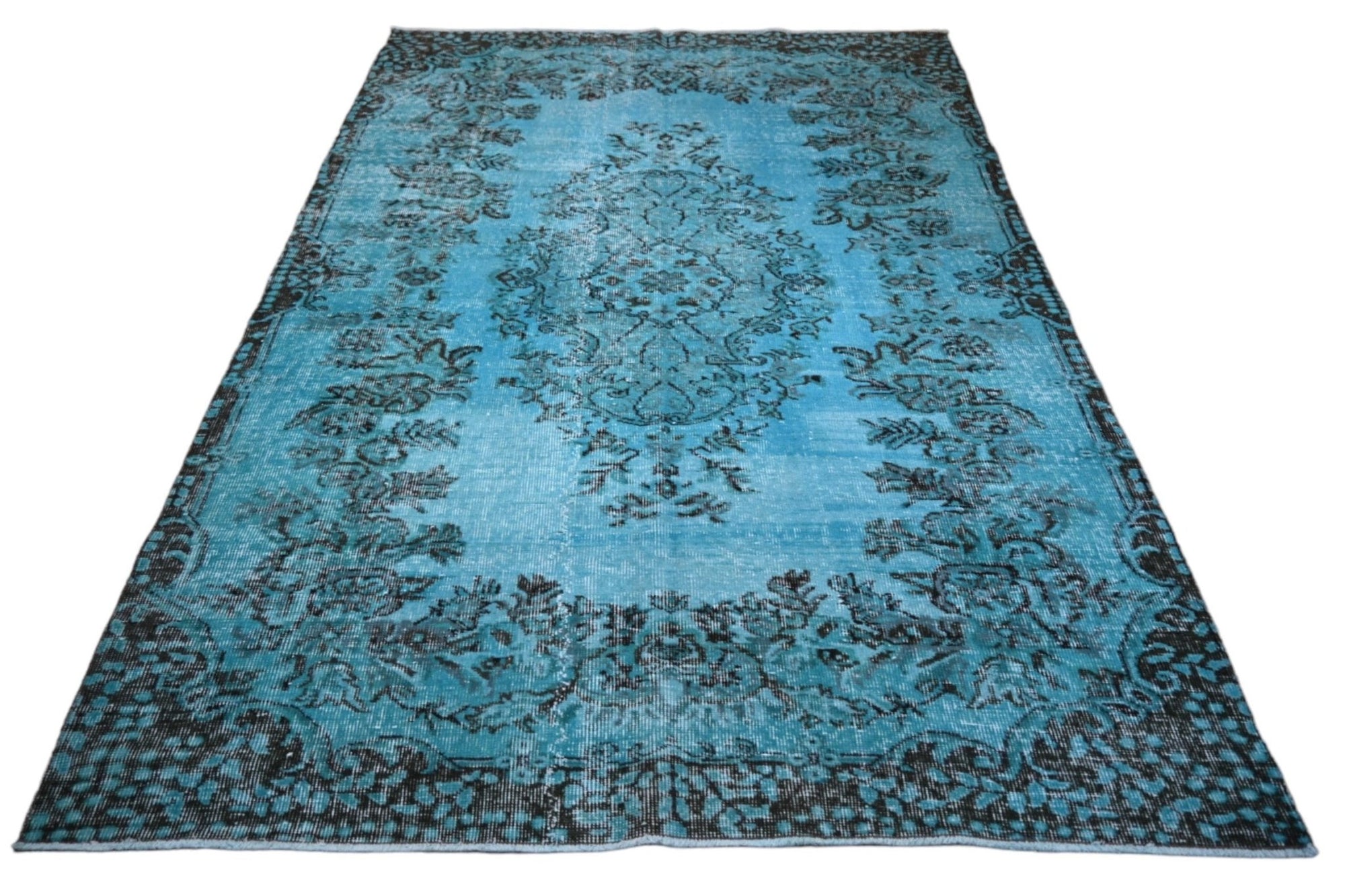 Turquoise Vintage Rug - E760