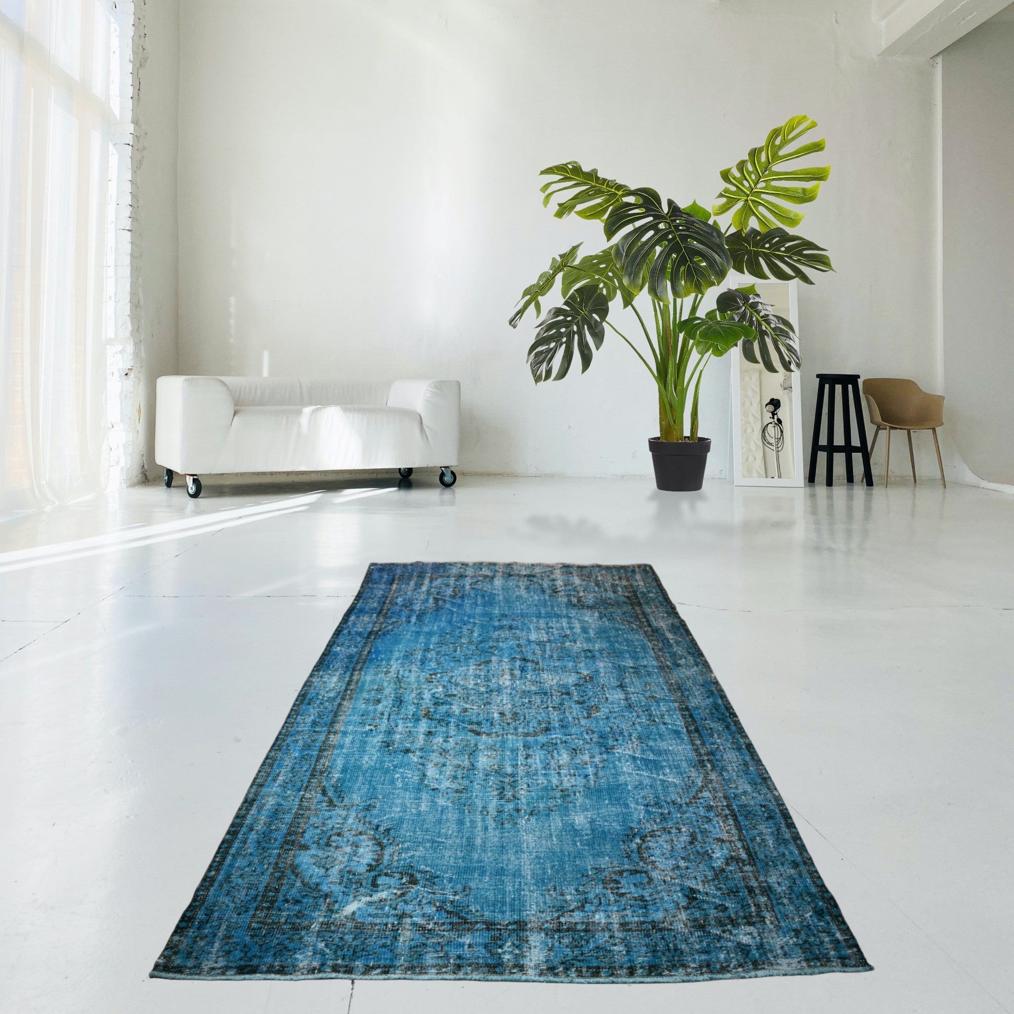 Turquoise Vintage Rug - E764