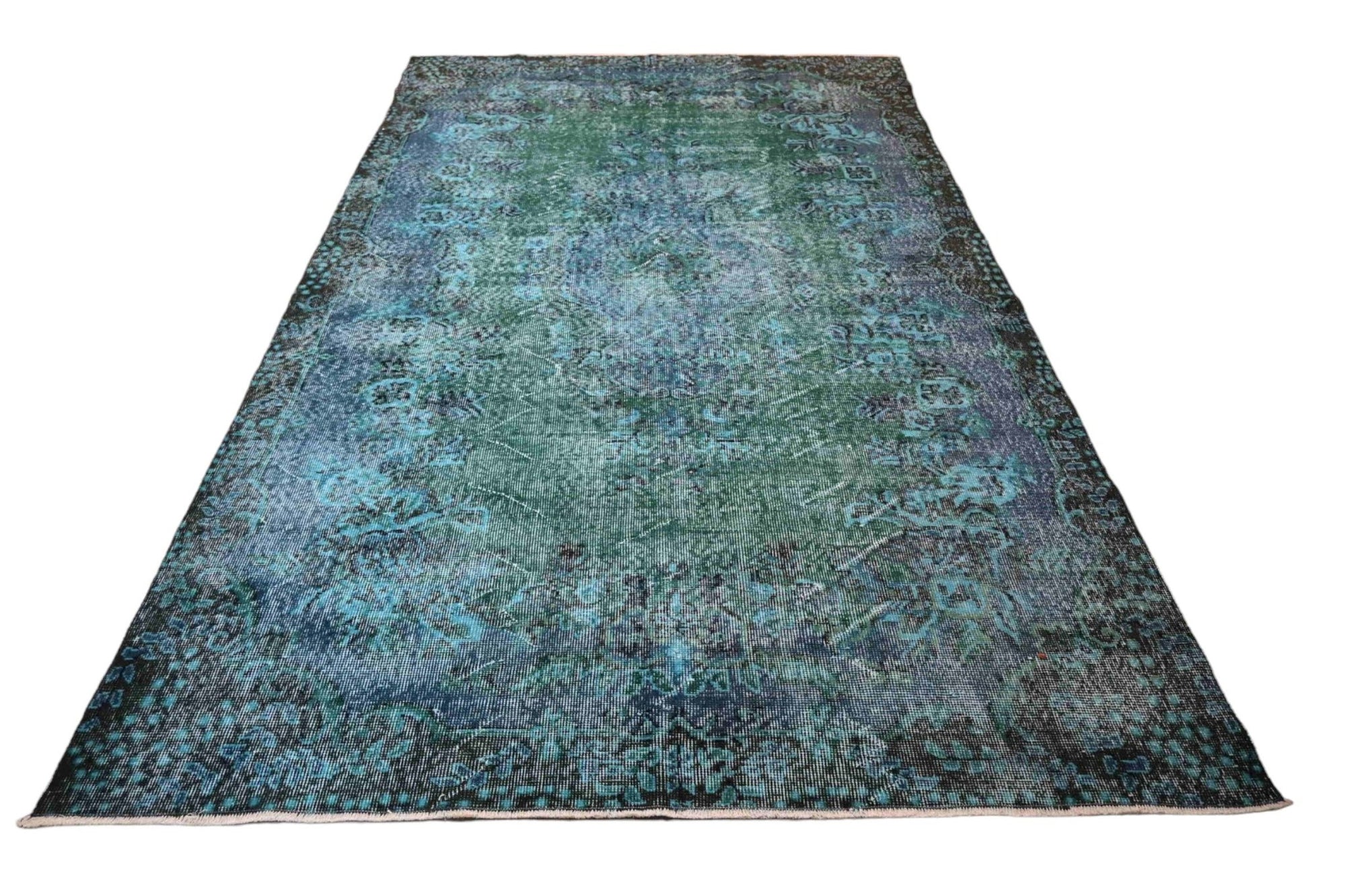 Turquoise Vintage Rug - E993