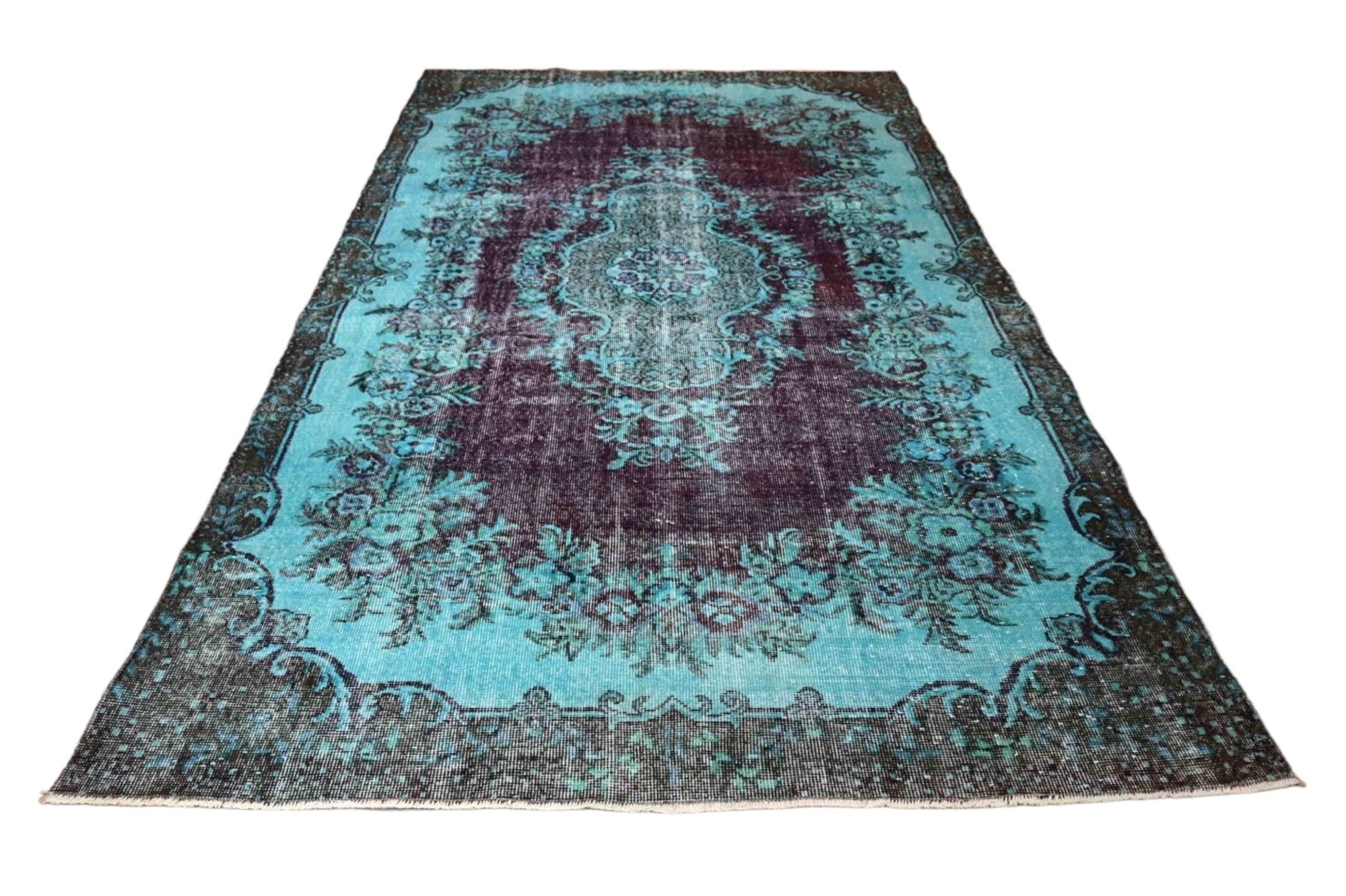 Turquoise Vintage Rug - F153