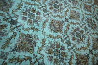 Turquoise vintage vloerkleed - F157 - Lavinta