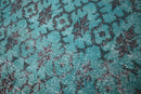 Turquoise vintage vloerkleed - F220 - Lavinta