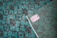 Turquoise vintage vloerkleed - F220 - Lavinta