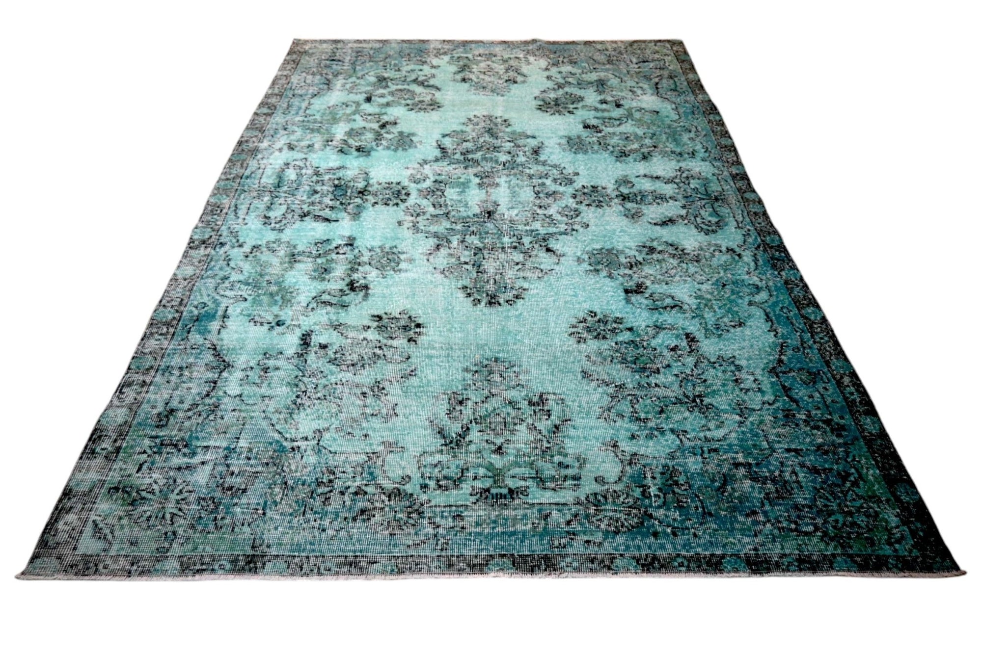 Turquoise Vintage Rug - F403