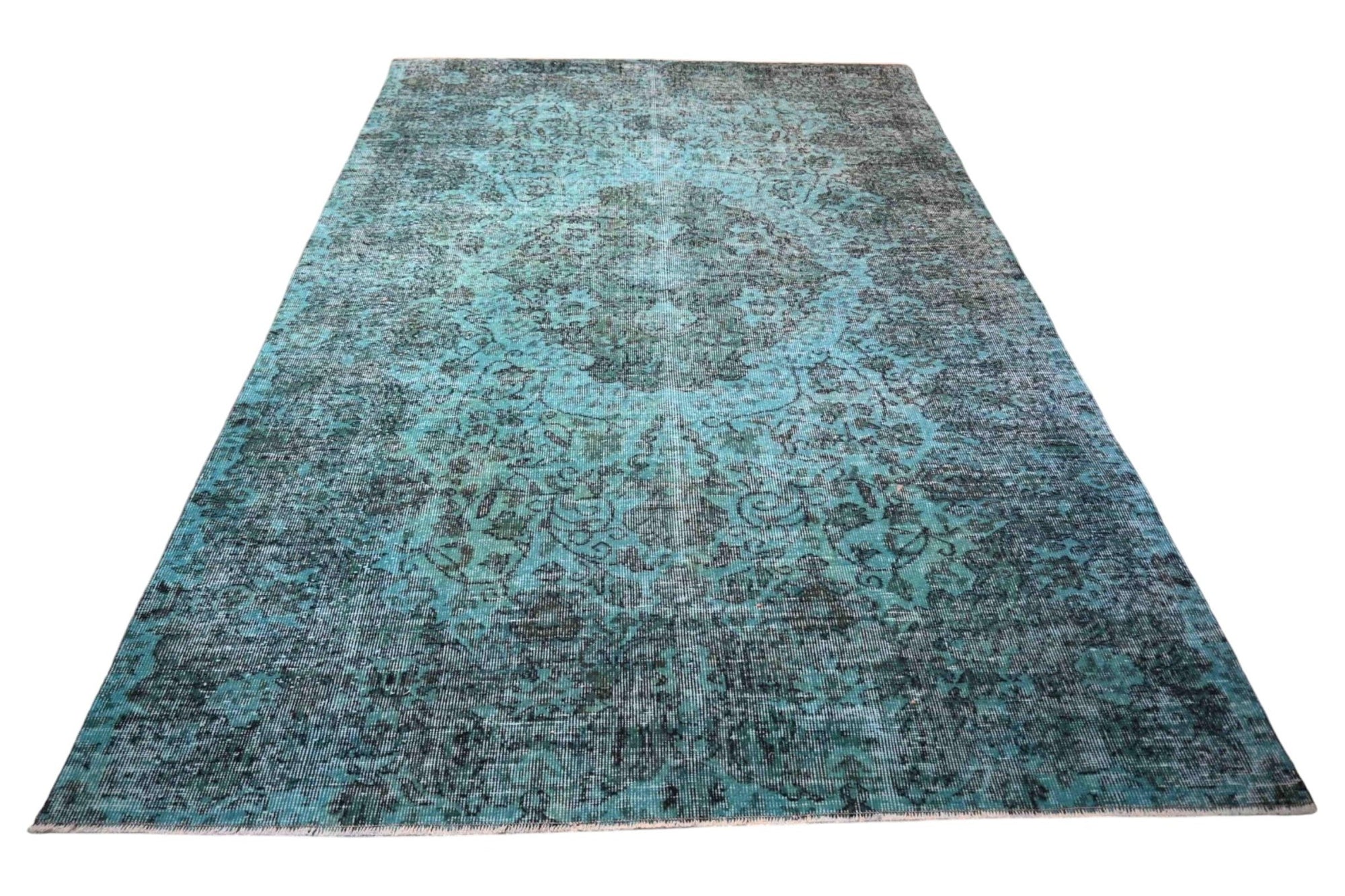 Turquoise Vintage Rug - F427