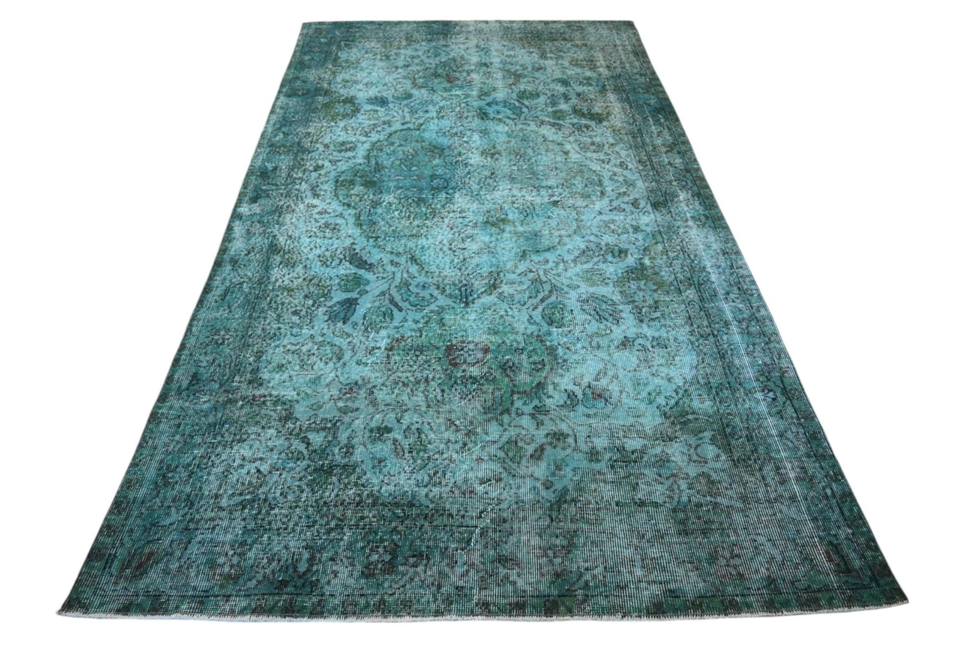 Turquoise Vintage Rug - F438