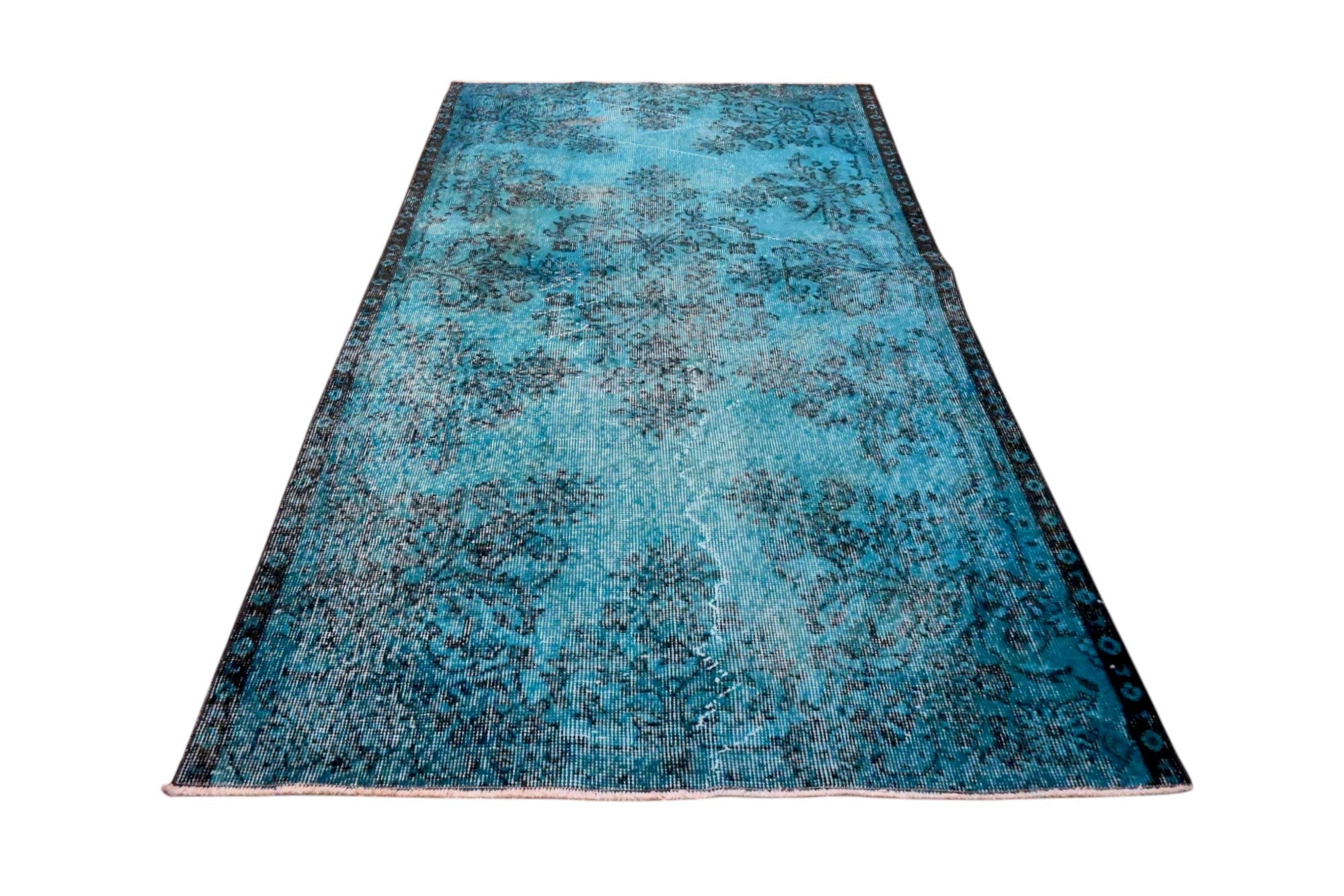 Turquoise Vintage Rug - F549