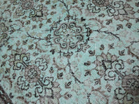 Turquoise vintage vloerkleed - G134 - Lavinta