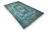 Turquoise vintage vloerkleed - G183 - Lavinta