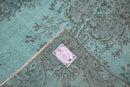 Usha | Turquoise vintage vloerkleed - Lavinta