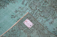 Usha | Turquoise vintage vloerkleed - Lavinta