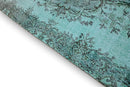 Usha | Turquoise vintage vloerkleed - Lavinta