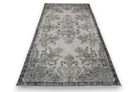 Stijlvol crème vintage vloerkleed detail - G387