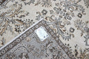 Stijlvol crème vintage vloerkleed laagpolig - G387