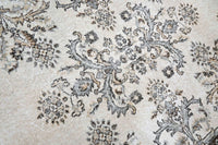 Stijlvol crème vintage vloerkleed handgemaakt - G387