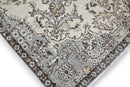 Stijlvol crème vintage vloerkleed close-up - G387
