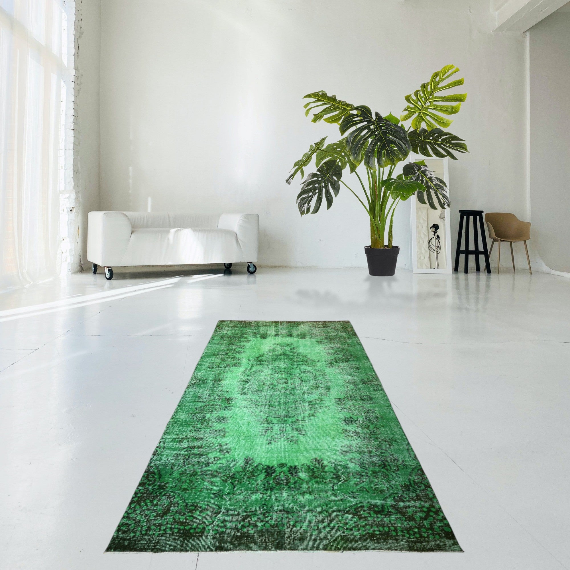 Vintage rug green - F397