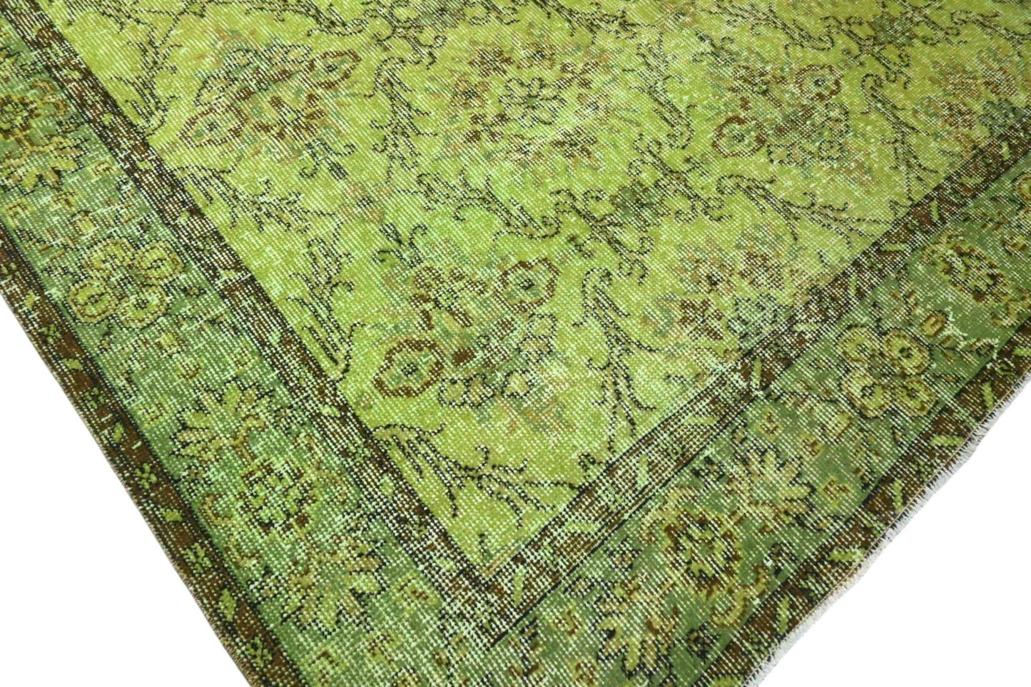 Vintage vloerkleed groen - F538 - Lavinta