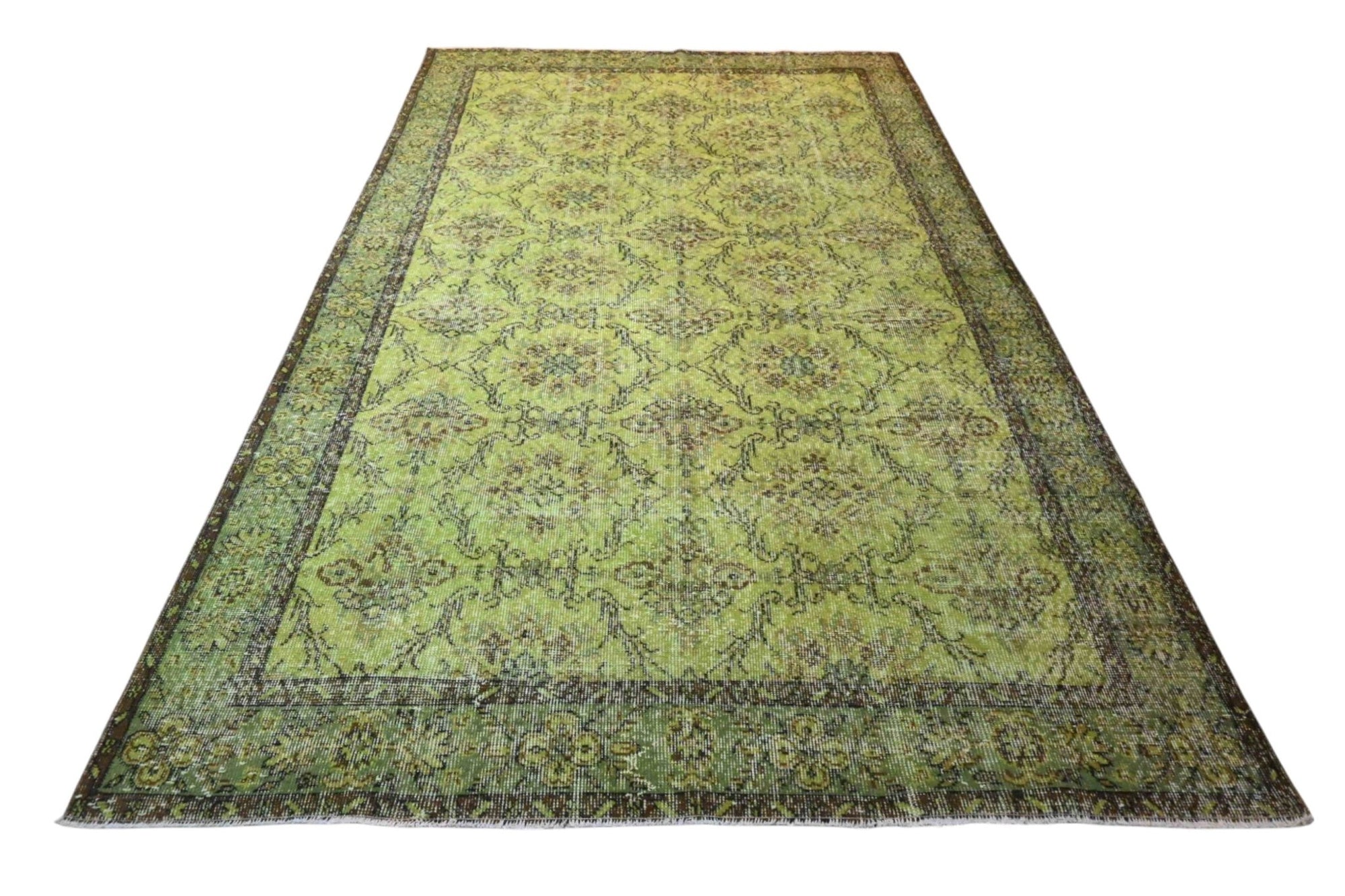 Vintage rug green - F538