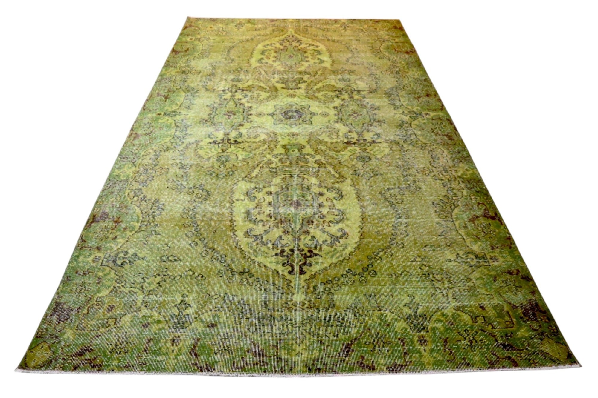 Vintage rug green - F564