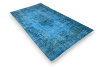 Vurig blauw vintage kleed - G534 - Lavinta