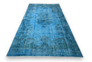 Vurig blauw vintage kleed - G534 - Lavinta