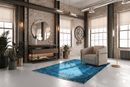 Vurig blauw vintage kleed - G541 - Lavinta