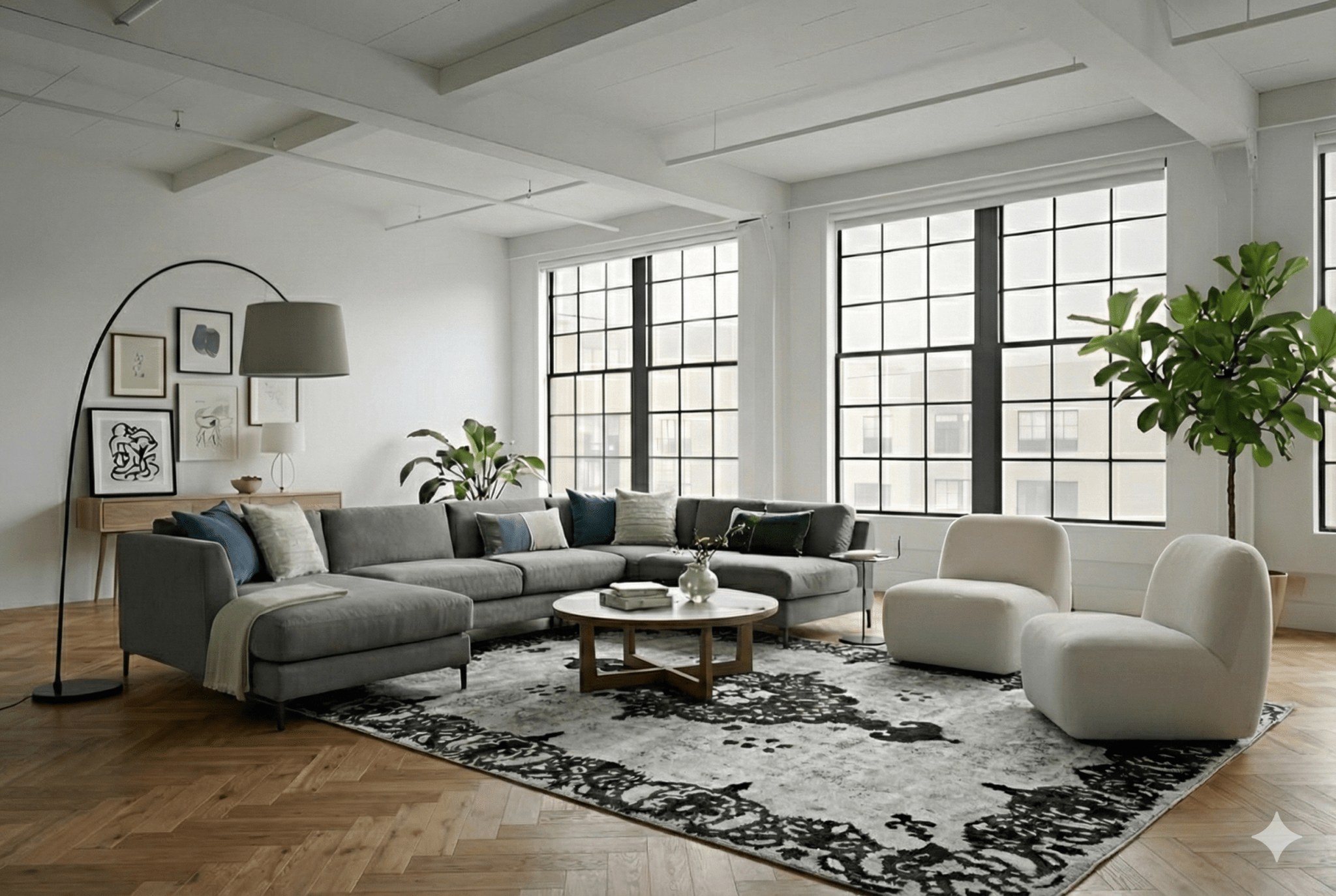 XXL vintage vloerkleed - G161