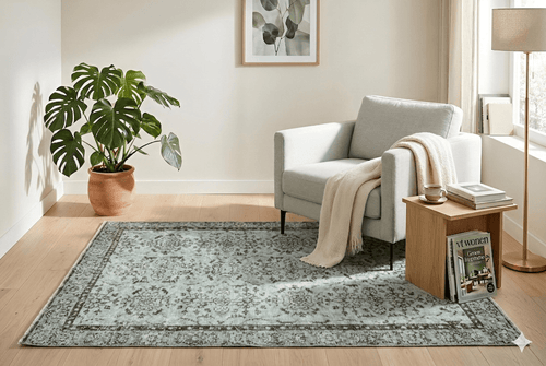Zacht licht vintage kleed - G488