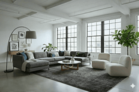 Zwart vintage vloerkleed - E188 - Lavinta