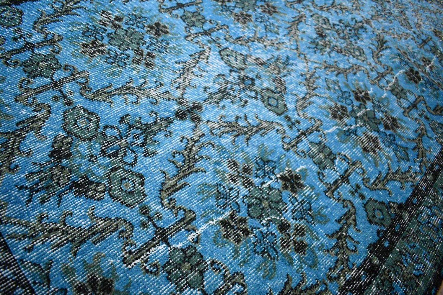 Blauw vintage vloerkleed - Lavinta
