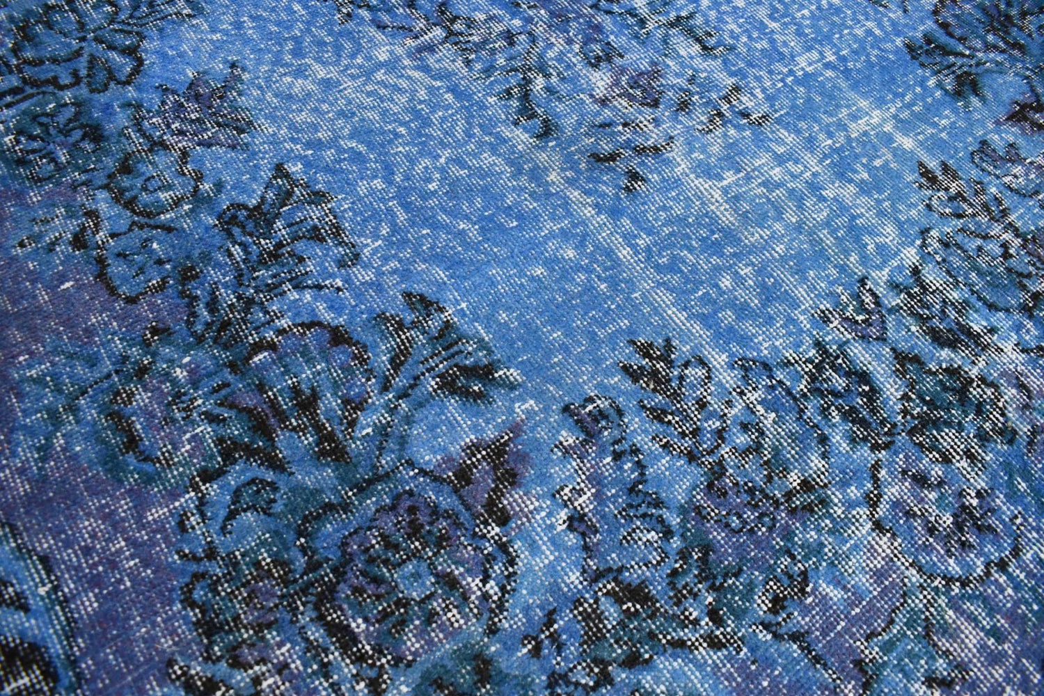 Blauw vintage vloerkleed - D762 - Lavinta