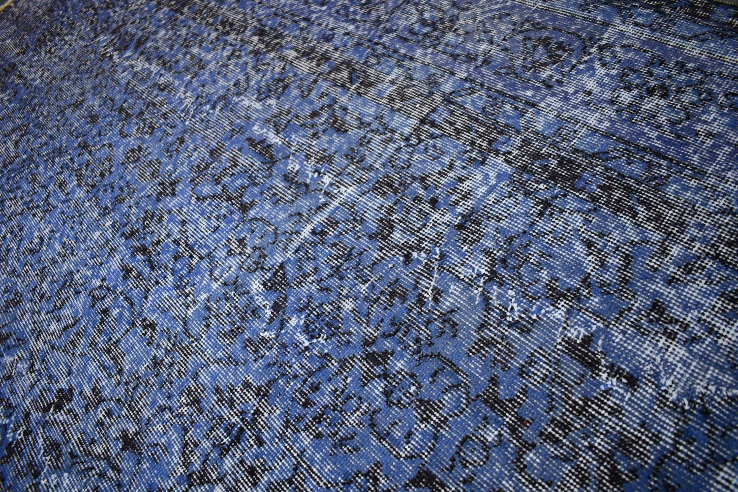 Blauw vintage vloerkleed - E455 - Lavinta
