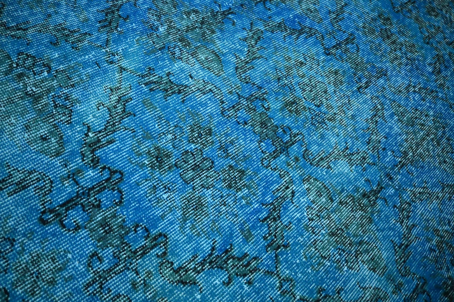 Blauw vintage vloerkleed - E679 - Lavinta
