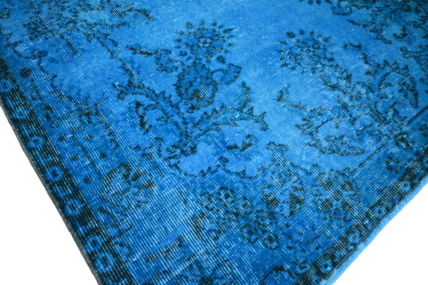 Blauw vintage vloerkleed - E681 - Lavinta