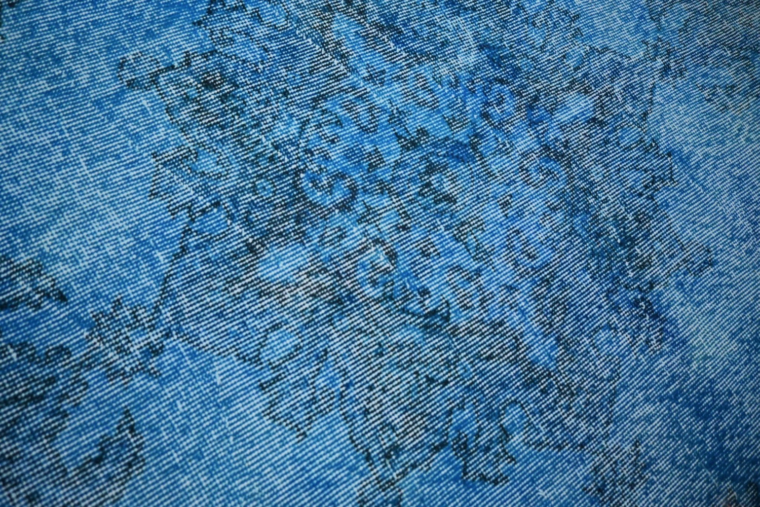 Blauw vintage vloerkleed - E688 - Lavinta