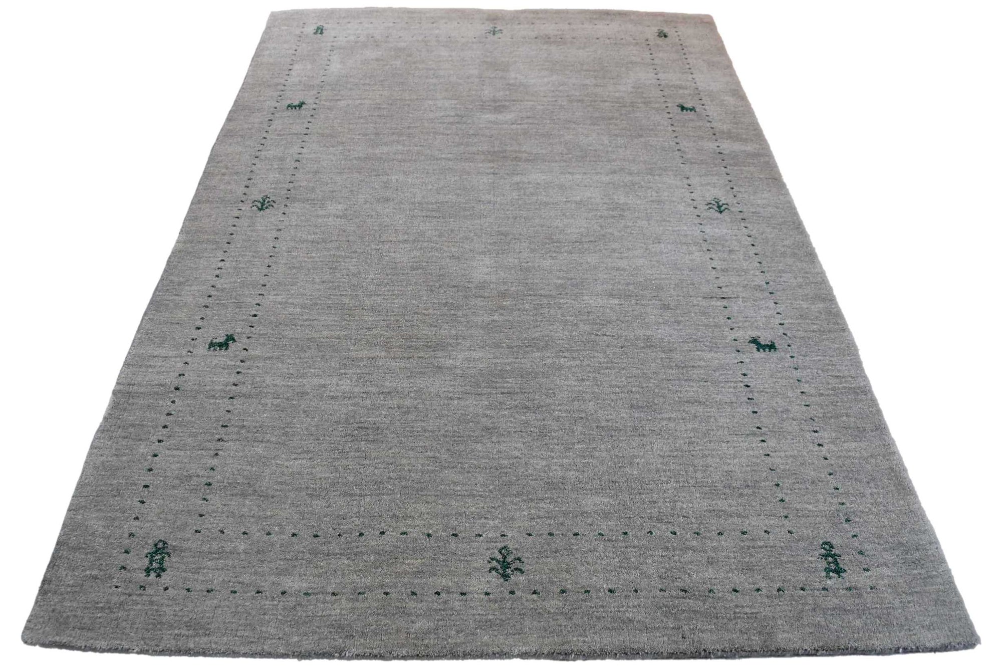 Gray Gabbeh rug - X3881