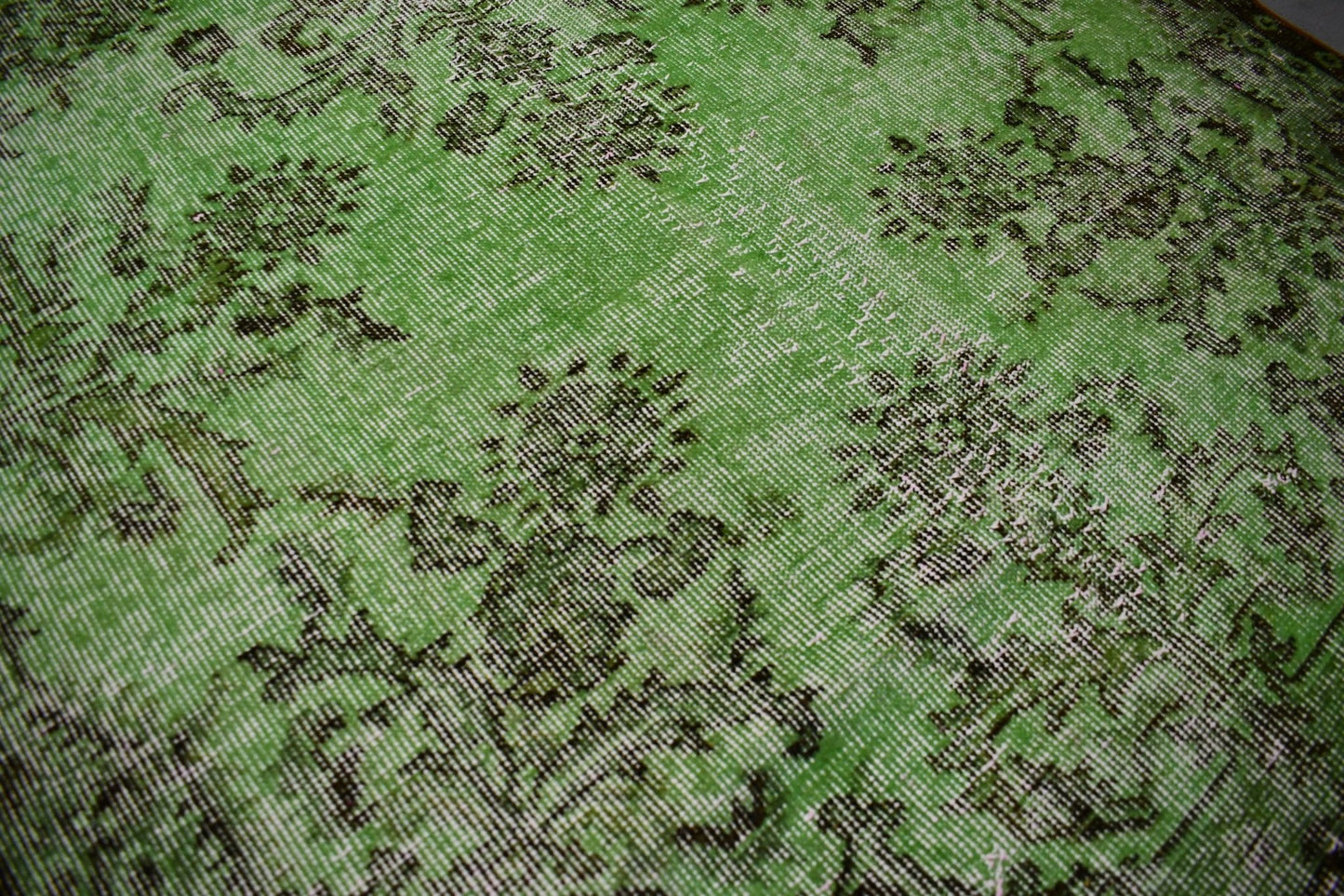 Groen vintage vloerkleed - D378 - Lavinta