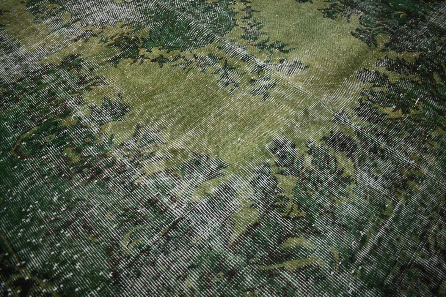Groen vintage vloerkleed - D387 - Lavinta