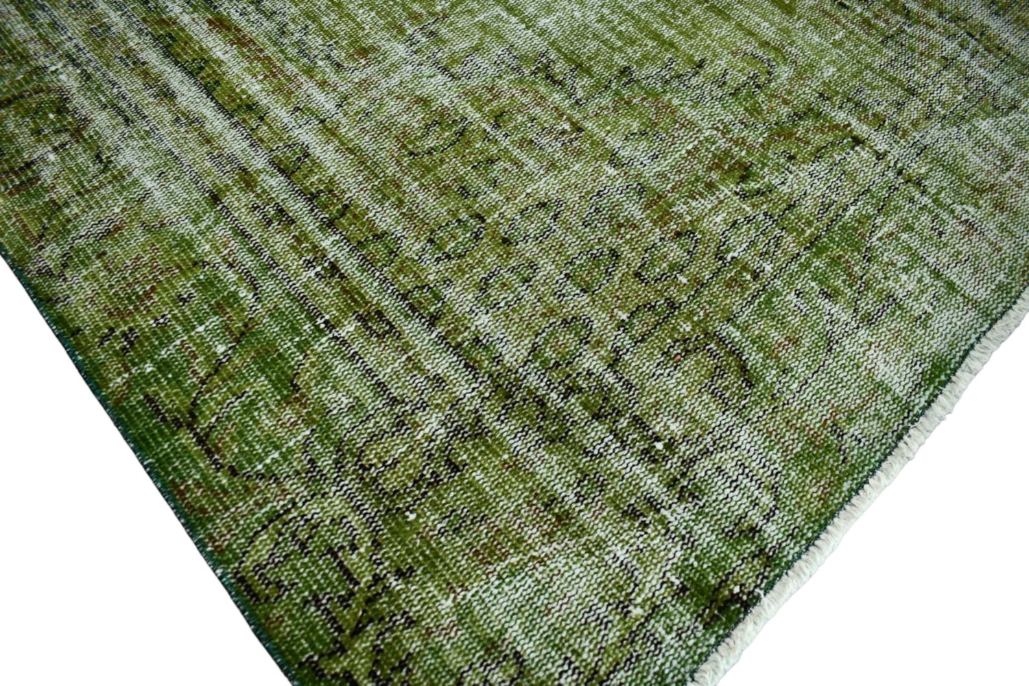 Groen vintage vloerkleed - E177 - Lavinta