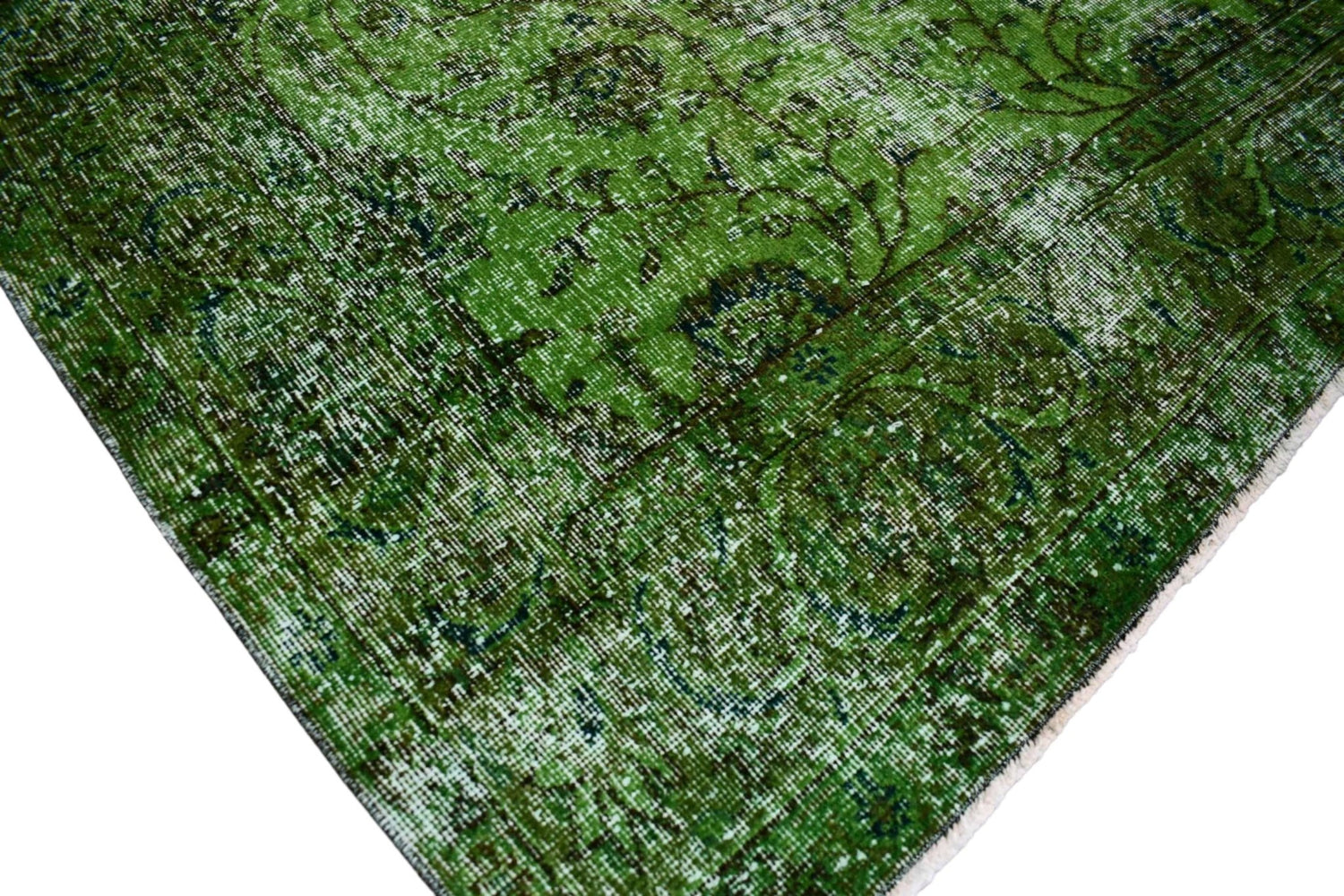 Groen vintage vloerkleed - E184 - Lavinta