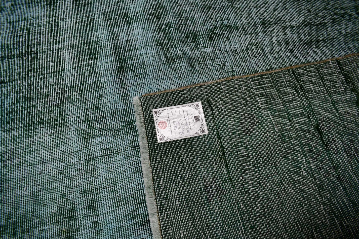Groen vintage vloerkleed - E381 - Lavinta