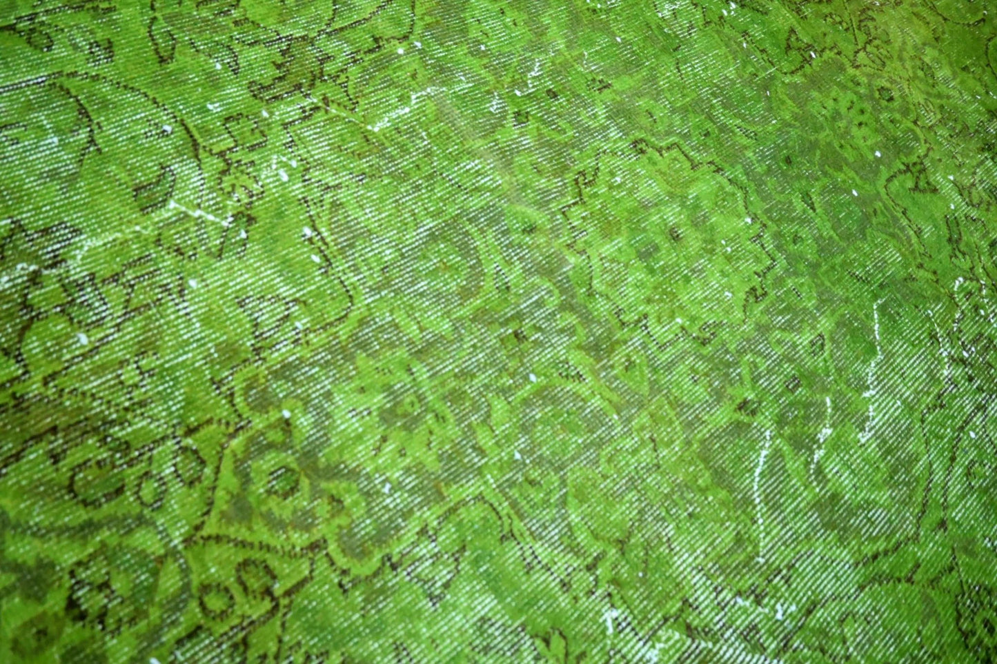 Groen vintage vloerkleed - E527 - Lavinta