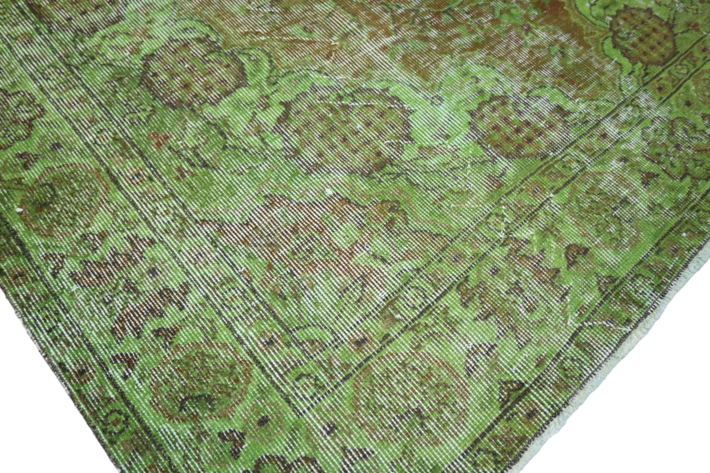 Groen vintage vloerkleed - E537 - Lavinta